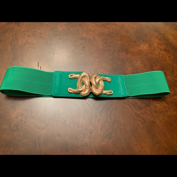 Ladies elastic fashion belt - Picture 2 of 3